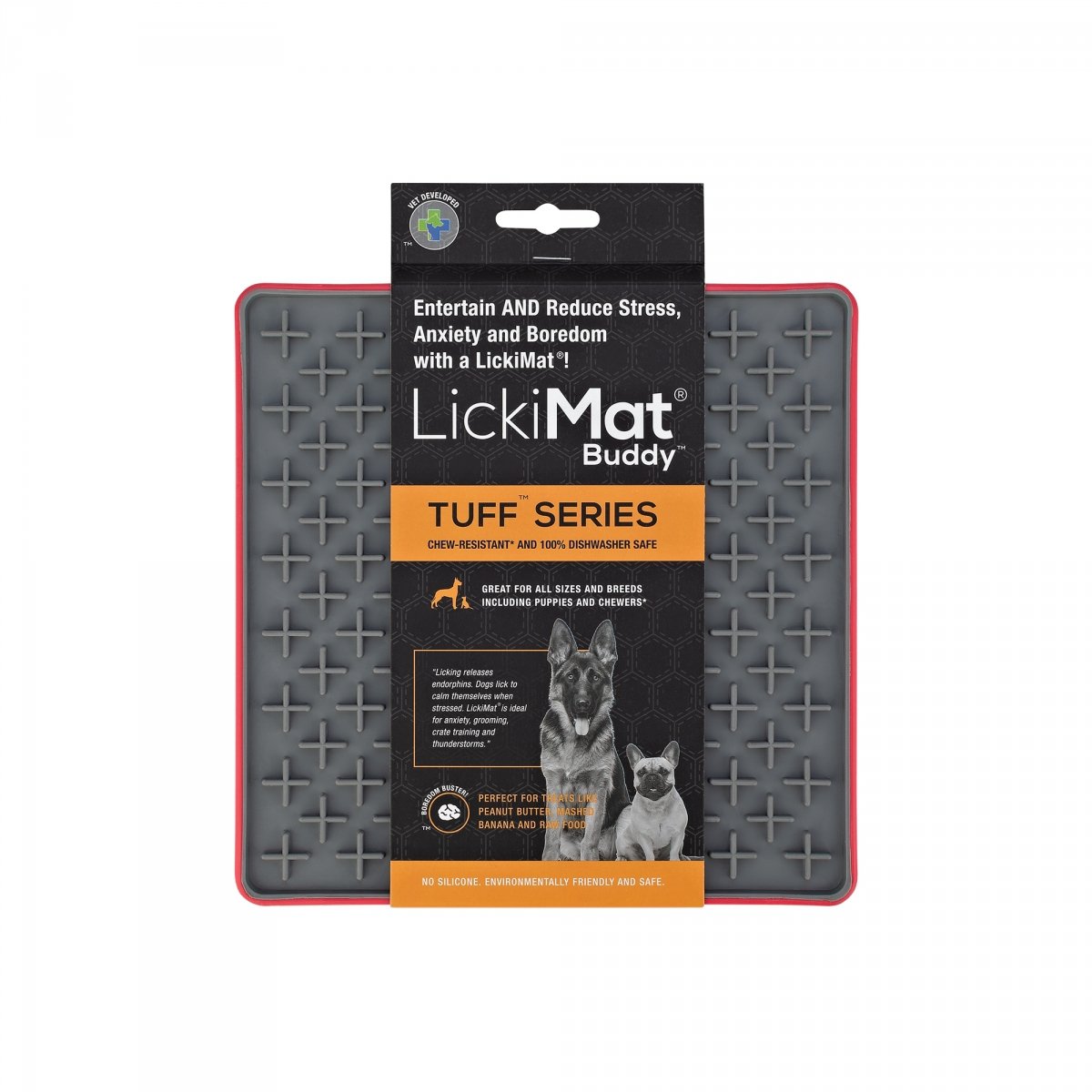 Mata LickiMat® Buddy Deluxe czerwona